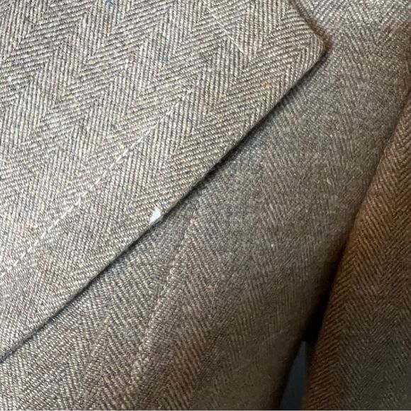 Vintage Burning Torch Wool Trench Coat - Picture 4 of 6